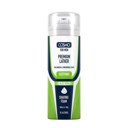 Cosmo Shaving Foam Soothing Aloe Vera 200ml