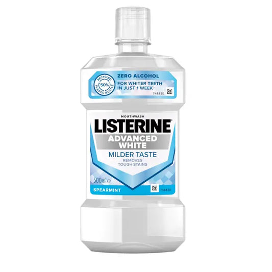 Listerine Teeth Whitening Fluoride Mouthwash 500ml