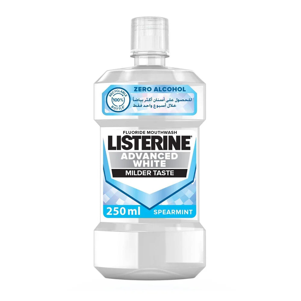 Listerine Mouthwash Advanced White 250ml