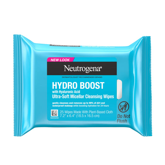 Neutrogena Hydro Boost Facial Wipes 25 Pack
