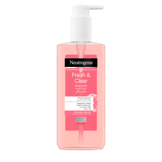 neutrogena fresh & clear facial wash 200ml